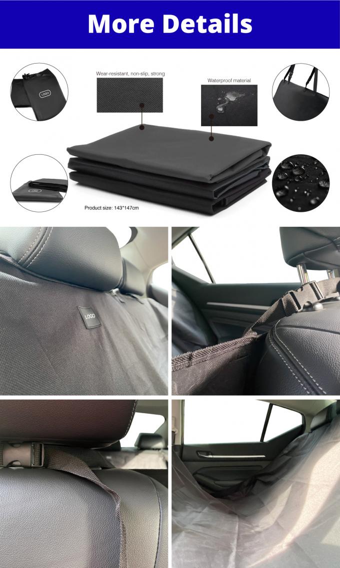 Non Slip Durable Waterproof Pet Dog Car Seat Protector Cover Dog Car Seat Cover 0