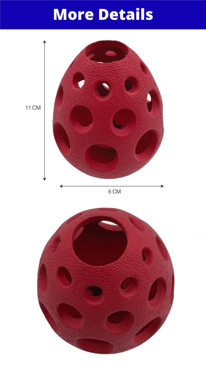 Pet Rubber Toy Egg Ball Treat - Dispensing Interactive Durable Chew Toy 0