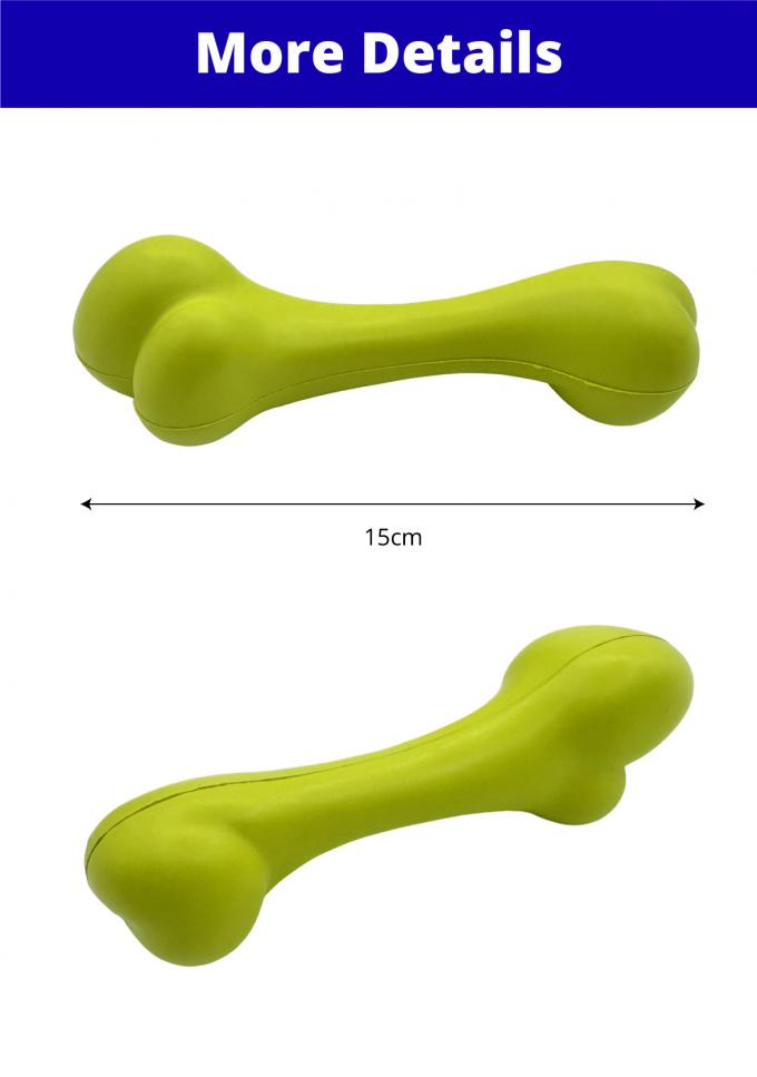 Bone Shaped Rubber Dog Toy Durable Chew Toy For Dogs 0
