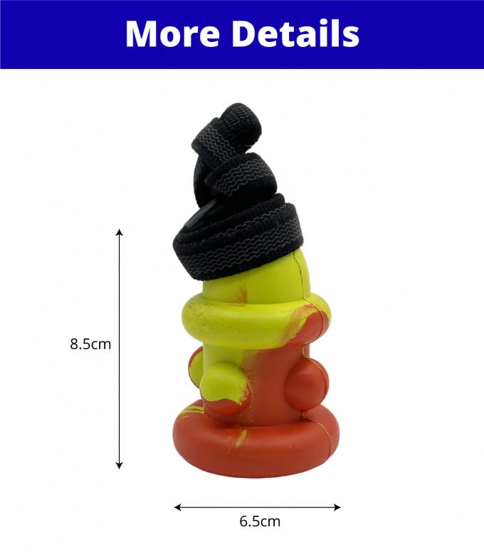 Colorful Rubber Chew Toy For Dogs Durable Non Toxic For Play 0