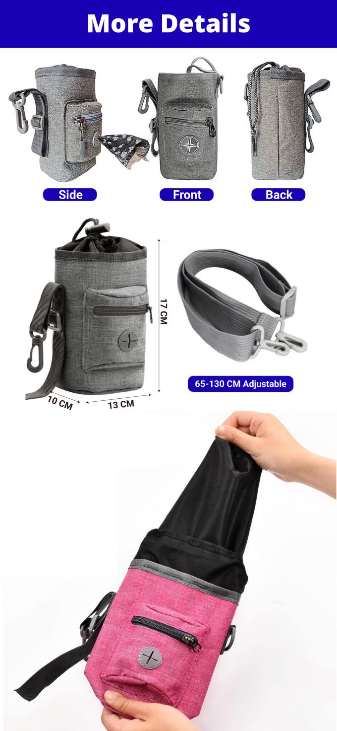 Dog Training Treat Pouch With Poop Bag Dispenser For Walking 0