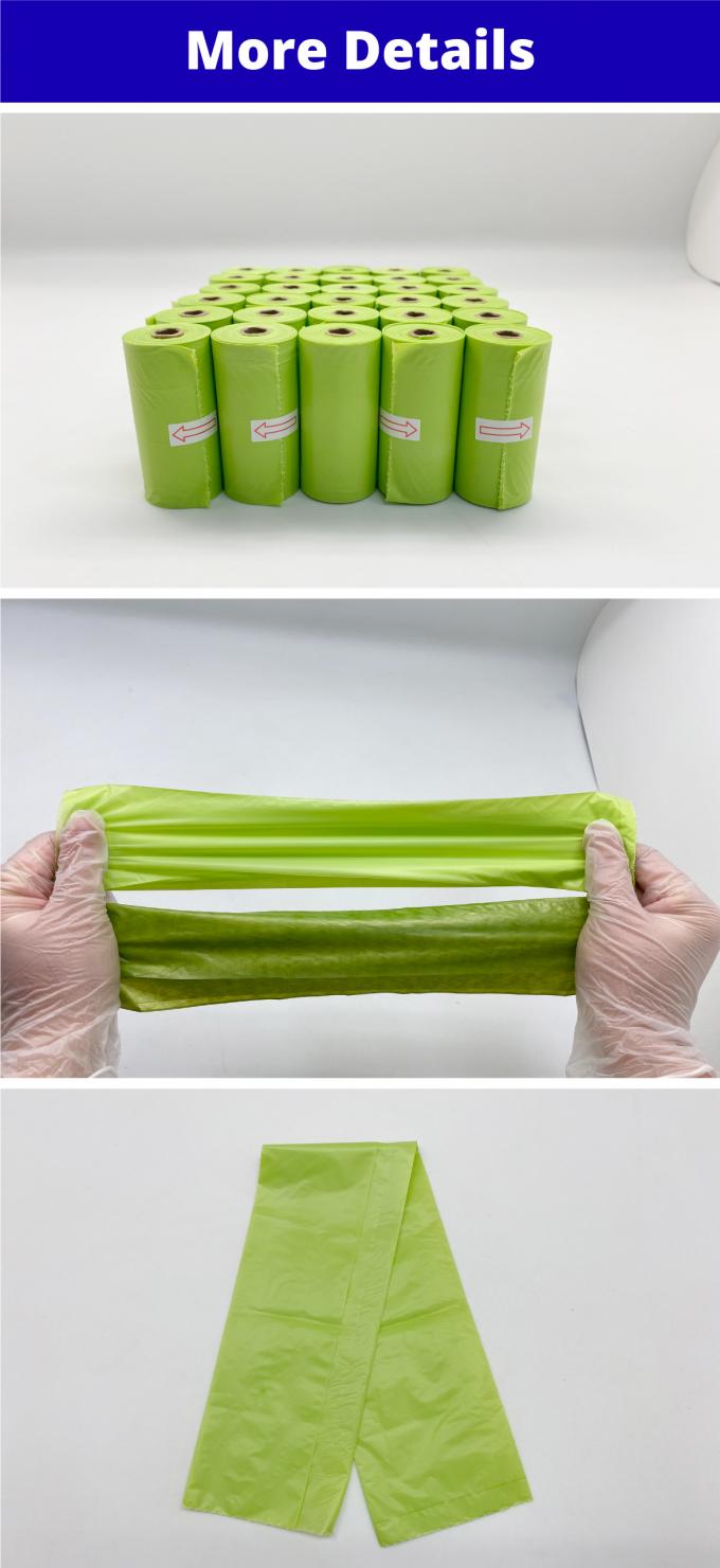 Corn Starch Compostable Bags For Dogs Biodegradable Pet Waste Disposal Bag Dog Poop Bag 0