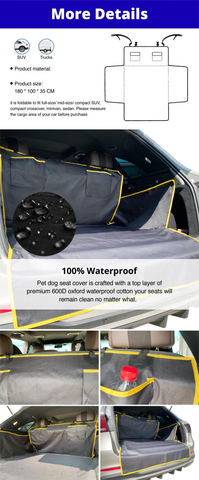 Trunk Protection Dog SUV Cargo Liner Cover For Car SUVs Trucks Cover For Dogs 0