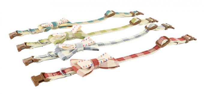 Pet Cute Bow Tie Collar Adjustable Buckle Collar For Small Dogs And Cats 0