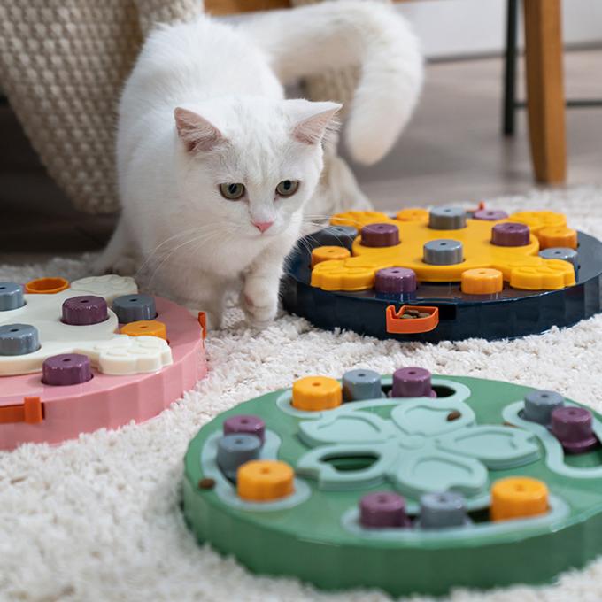 Dog Puzzle Toys Interactive Slow Feeder Bowl For Puppies IQ Training Mental Enrichment 0