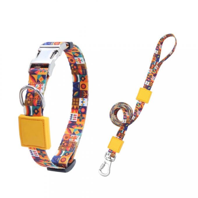 Durable Nylon Pet Collar Leash Set Adjustable Comfortable For Small Medium Large Dogs 0
