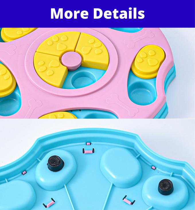 Interactive Pet Puzzle Toy Boost Intelligence Relieve Anxiety Slow Feeder Treat Toy 0