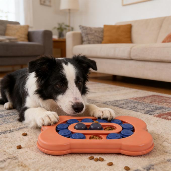 Dog Training Toy Puzzle Foraging Plate Interactive Toys For IQ Training Toy 0