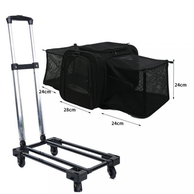 Cat Carrier Bag Airline Approved Soft Side Pet Travel Expandable Foldable Dog Carrier 0