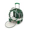 Portable Breathable Clear View Pet Trolley Bag Backpack Carrier With Wheels