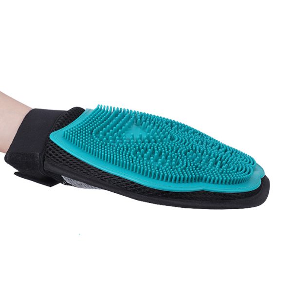 Pet Grooming Bath Glove Shower Double Sided Hair Remover Cleaning Gloves For Pets Pet Grooming Bath Glove Shower Double Sided Hair Remover Cleaning Gloves For Pets