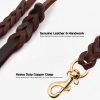 Braided Custom Running Training Genuine Leather Dog Leash For Medium Puppy Dog Braided Custom Running Training Genuine Leather Dog Leash For Medium Puppy Dog