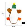 Dog Soft Plush Toys Stuffing Free Interactive Squeaky Puppy Wild Duck