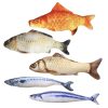 USB Charging Plush Electric Flopping Cat Toy Fish Moving With Catnip