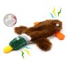Dog Soft Plush Toys Stuffing Free Interactive Squeaky Puppy Wild Duck
