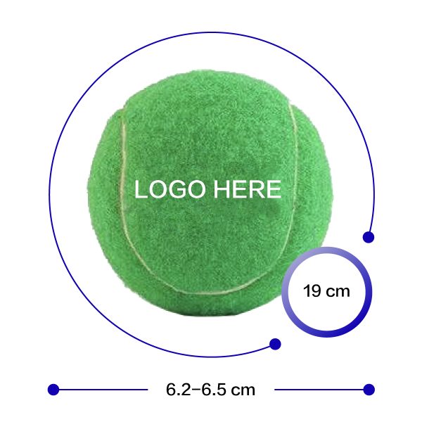 Dog Tennis Balls Custom Logo Squeaky Multi Color Bulk Chew and Throw Toys