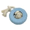 Rubber Tire Shaped Dog Toy With Cotton Rope Durable Oral Health Care Rubber Tire Shaped Dog Toy With Cotton Rope Durable Oral Health Care