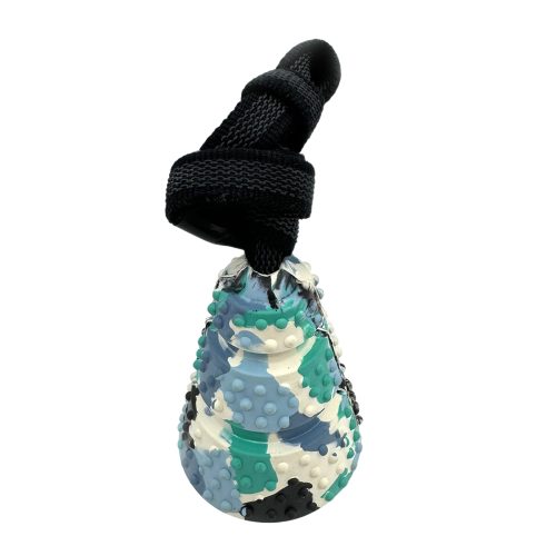 Rubber Pet Toy Cone Shape With Treat Slot Durable Chewable Promotes Oral Health Rubber Pet Toy Cone Shape With Treat Slot Durable Chewable Promotes Oral Health