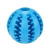 5cm 6cm 7cm Rubber Dog Toy Ball Durable Tough Non Toxic Chew Toy IQ Training Toy
