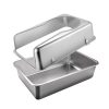 Easy Cleaning Enclosed Cat Litter Box Stainless Steel Non Sticky Easy Cleaning Enclosed Cat Litter Box Stainless Steel Non Sticky