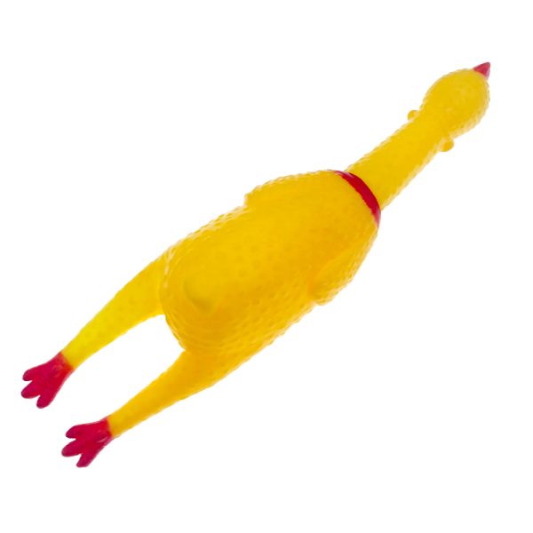 Screaming Chicken Bite Resistant Squeaky Pet Rubber Dog Toy Screaming Chicken Bite Resistant Squeaky Pet Rubber Dog Toy