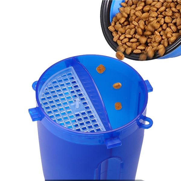 Portable Dog Travel Water Bottle With Food Container And Detachable Silicone Bowl Portable Dog Travel Water Bottle With Food Container And Detachable Silicone Bowl