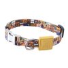Nylon Pet Collar With Metal Buckle Durable Adjustable Ideal For All Pets