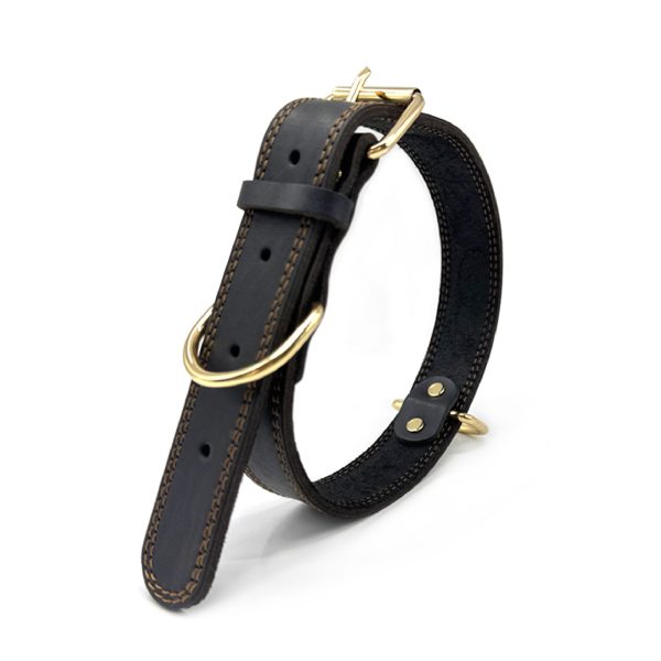 Genuine Leather Dog Collar Durable Comfortable Adjustable Classic Style Genuine Leather Dog Collar Durable Comfortable Adjustable Classic Style