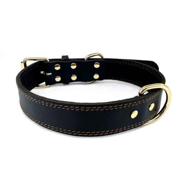 Genuine Leather Dog Collar Durable Comfortable Adjustable Classic Style Genuine Leather Dog Collar Durable Comfortable Adjustable Classic Style
