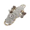 Interactive Donkey Plush Dog Toy Squeaky Tug Of War Chew Toy For Puppies Dogs