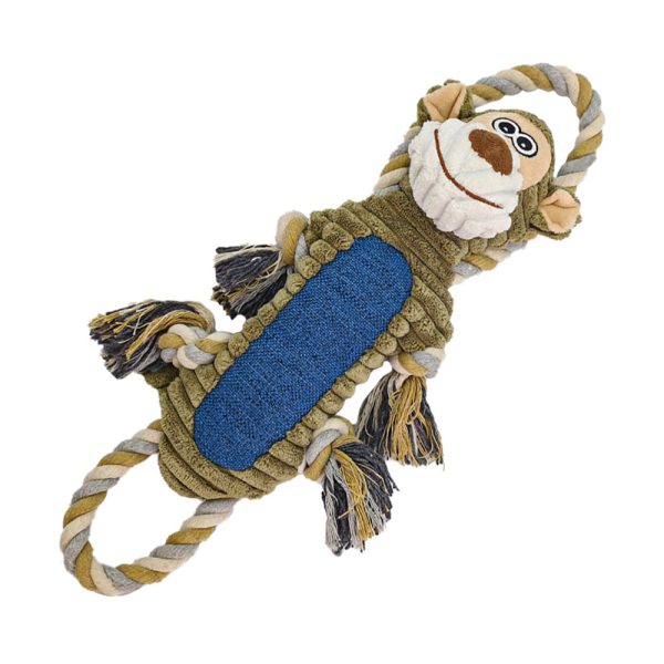 Funny Monkey Plush Squeaky Dog Toy Soft Chew Tug Play For Small To Large Dogs Funny Monkey Plush Squeaky Dog Toy Soft Chew Tug Play For Small To Large Dogs