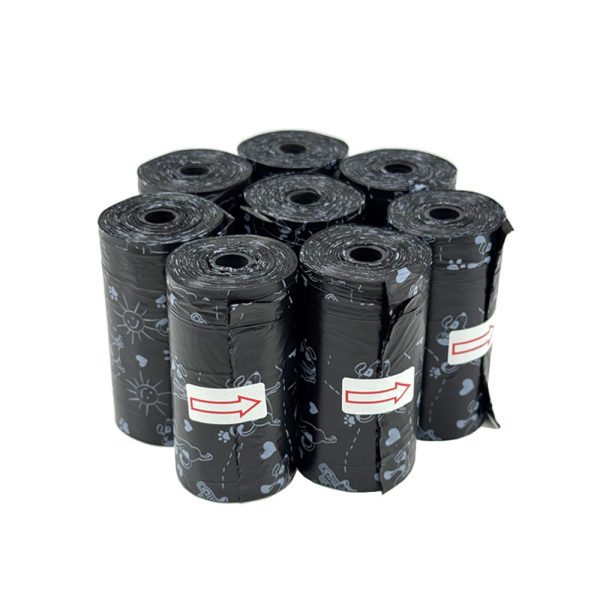 Dog Poop Bag 8 Rolls Pet Garbage Bag Outdoor Carrier Clean Up Garbage Pickup Clean Bag Dog Poop Bag 8 Rolls Pet Garbage Bag Outdoor Carrier Clean Up Garbage Pickup Clean Bag