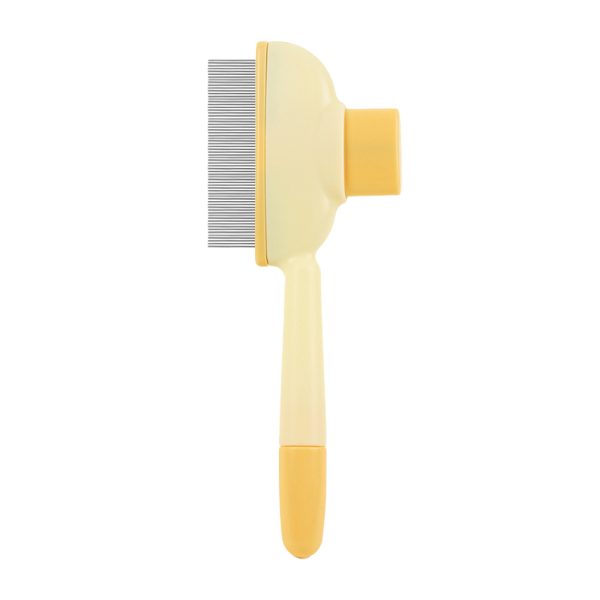 Pet Hair Removal Comb Flea Comb Self-cleaning With Release Button Easy Grooming For Cats Dogs. Pet Hair Removal Comb Flea Comb Self-cleaning With Release Button Easy Grooming For Cats Dogs.