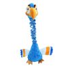 Squeaky Plush Dog Toy With Crinkle Cute Animal Design For Small To Large Dogs