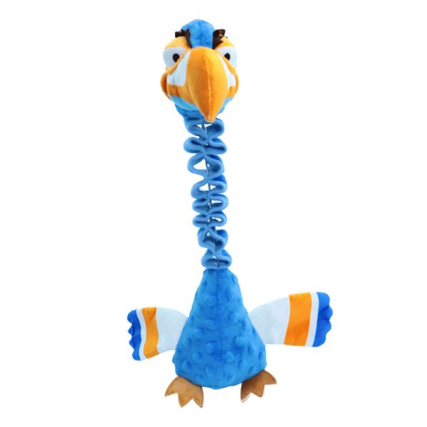 Squeaky Plush Dog Toy With Crinkle Cute Animal Design For Small To Large Dogs