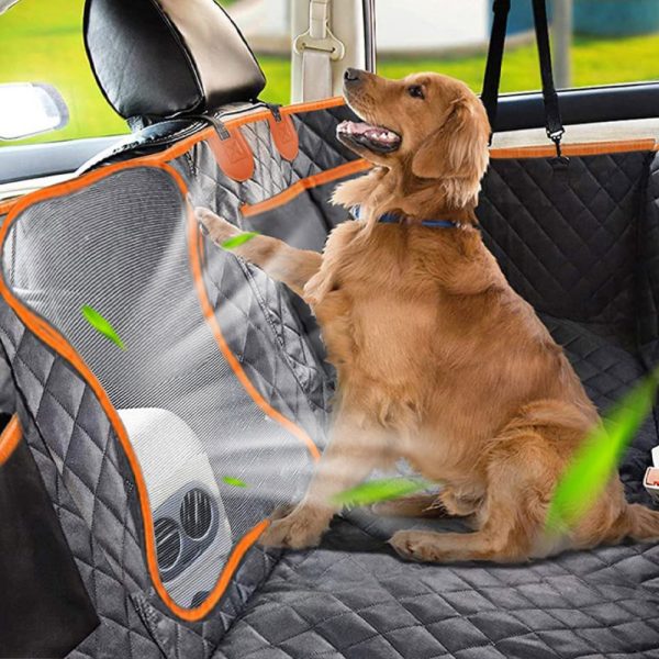 Pet Car Seat Cover For Back Seat,Non-Slip Backseat Protector With Mesh Window Pet Car Seat Cover For Back Seat,Non-Slip Backseat Protector With Mesh Window
