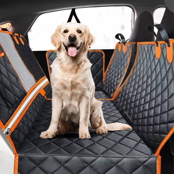 Pet Car Seat Cover For Back Seat,Non-Slip Backseat Protector With Mesh Window Pet Car Seat Cover For Back Seat,Non-Slip Backseat Protector With Mesh Window