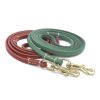 Pet Genuine Leather Dog Training Leash For Medium And Large Dogs