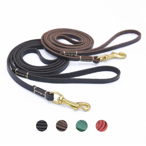 Pet Genuine Leather Dog Training Leash For Medium And Large Dogs Pet Genuine Leather Dog Training Leash For Medium And Large Dogs
