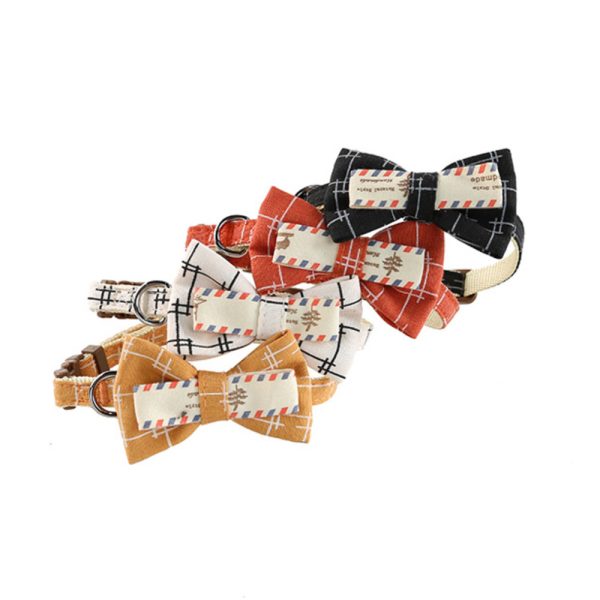 Pet Cute Bow Tie Collar Adjustable Buckle Collar For Small Dogs And Cats Pet Cute Bow Tie Collar Adjustable Buckle Collar For Small Dogs And Cats