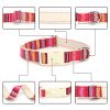 Soft Cotton Pet Collar With Durable Plastic Buckle Comfortable Adjustable Safe Soft Cotton Pet Collar With Durable Plastic Buckle Comfortable Adjustable Safe