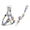 Durable Nylon Pet Harness And Leash Set Adjustable Safe Comfortable For Dogs Durable Nylon Pet Harness And Leash Set Adjustable Safe Comfortable For Dogs