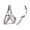 Durable Nylon Pet Harness And Leash Set Adjustable Comfortable For Dogs Cats