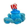 Pet Plush Octopus Dog Toy Tough Plush Squeaky Chew Indestructible Octopus For Large Dogs