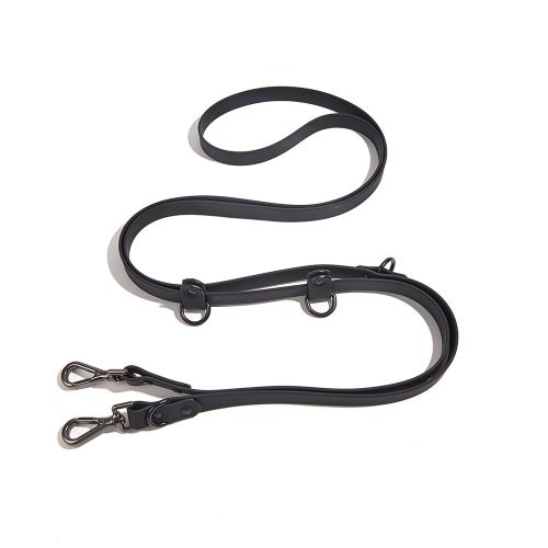 Pet PVC Running Leash Waterproof Durable Comfortable Adjustable 2-Dog Lead Pet PVC Running Leash Waterproof Durable Comfortable Adjustable 2-Dog Lead