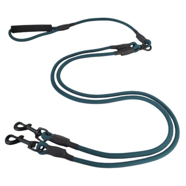 Dual Head Double Dog Leash 2-in-1 No-Tangle Lead For Two Dogs Nylon Pet Walking Dual Head Double Dog Leash 2-in-1 No-Tangle Lead For Two Dogs Nylon Pet Walking