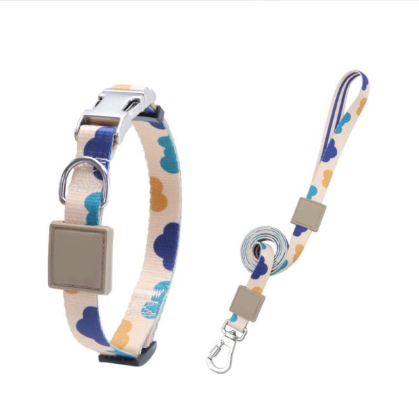 Durable Nylon Pet Collar Leash Set Adjustable Comfortable For Small Medium Large Dogs Durable Nylon Pet Collar Leash Set Adjustable Comfortable For Small Medium Large Dogs