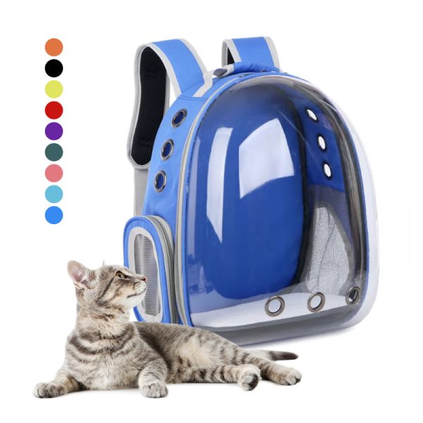 Pet Space Cat Carrier Panoramic Breathable Capsule Design Anti Escape Non Stuffy