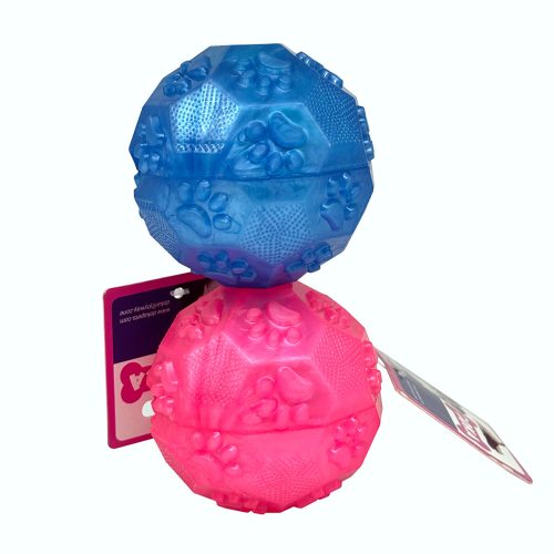 Pet TPR Toy Chew Resistant Squeaky Toy Ball Interactive Molar Tool For Dogs