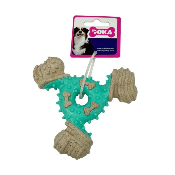 Durable Dog Chew Toy For Teeth Cleaning Bite-Resistant Nylon Dental Stick Healthy Chewing And Play